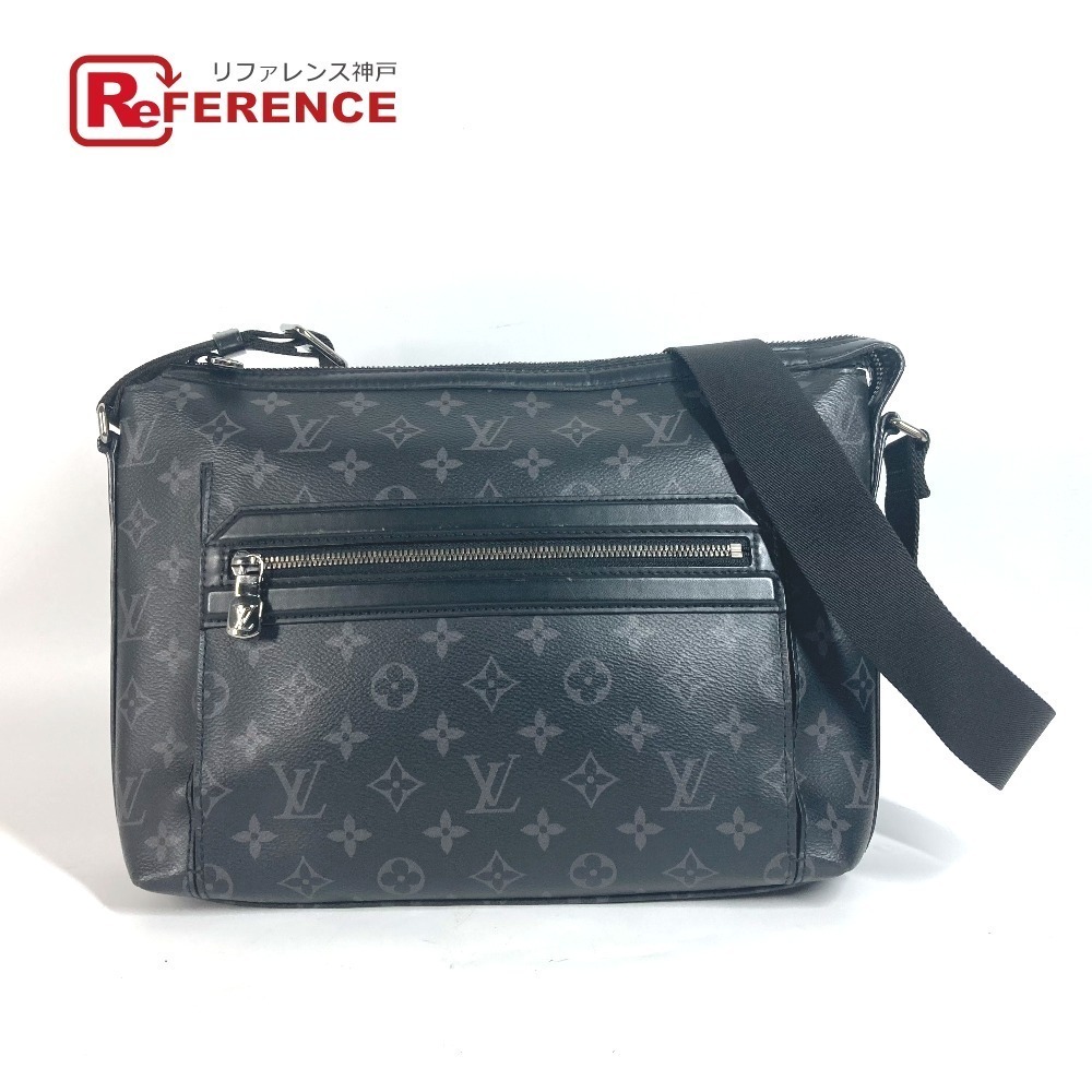 LOUIS VUITTON Eclipse Black Messenger Odyssey Bag Crossbody Shoulder Black